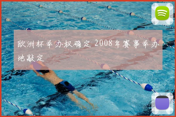 欧洲杯举办权确定 2008年赛事举办地敲定